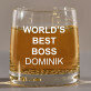 World`s best boss - Whiskys pohár