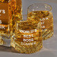 World`s best boss - Gravírozott whisky kancsó és poharak készlete