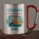szerelmes az utazásba - Fém bögre karabinerrel