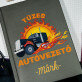 tüzes autóvezető - A5-ös jegyzetfüzet nyomtatással