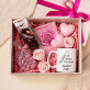 Ajándékkészlet bögrével és fürdőtabletta rózsával Áplónőnek