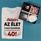 Ajándékkészlet férfi pólóval 40. születésnapra