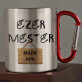 ezermester - Fém bögre karabinerrel ezermester - Fém bögre karabinerrel